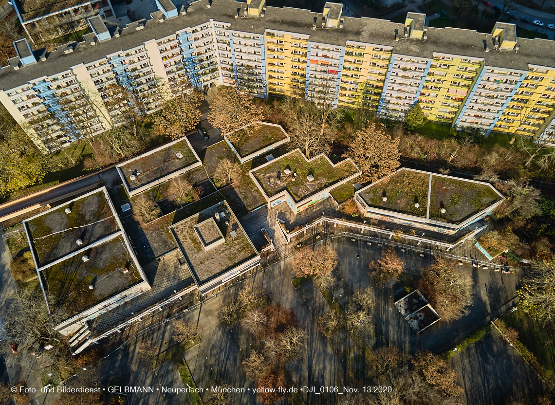 13.11.2020 - die Abrissbaustelle Quiddezentrum in Neuperlach